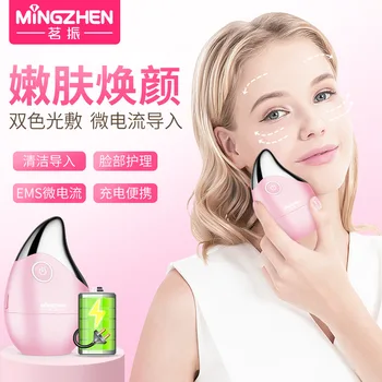 

mz Facial Part Massage Derive Inductive Therapeutical Instrument Heating RF Color Photon & Ultrasonic Beauty Skin Instrument EMS