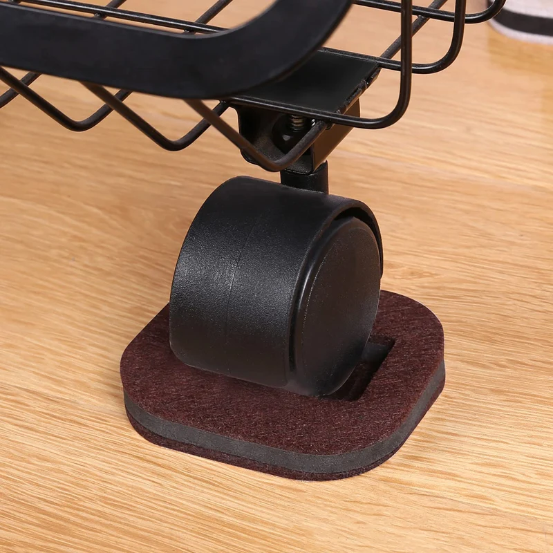 Tapón de rueda para silla de oficina, protectores de suelo de madera dura, almohadilla antivibración, alfombrilla antideslizante