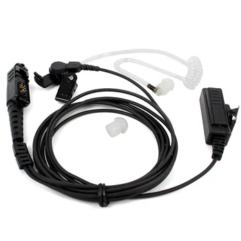 

Earpiece PPT Earphone For Motorola 2 Way Radio Walkie Talkie Black Accessories