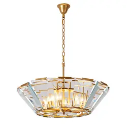 Современная хрустальная люстра освещение для кухни спальни Арт Деко Светодиодный Потолочный подвесной светильник