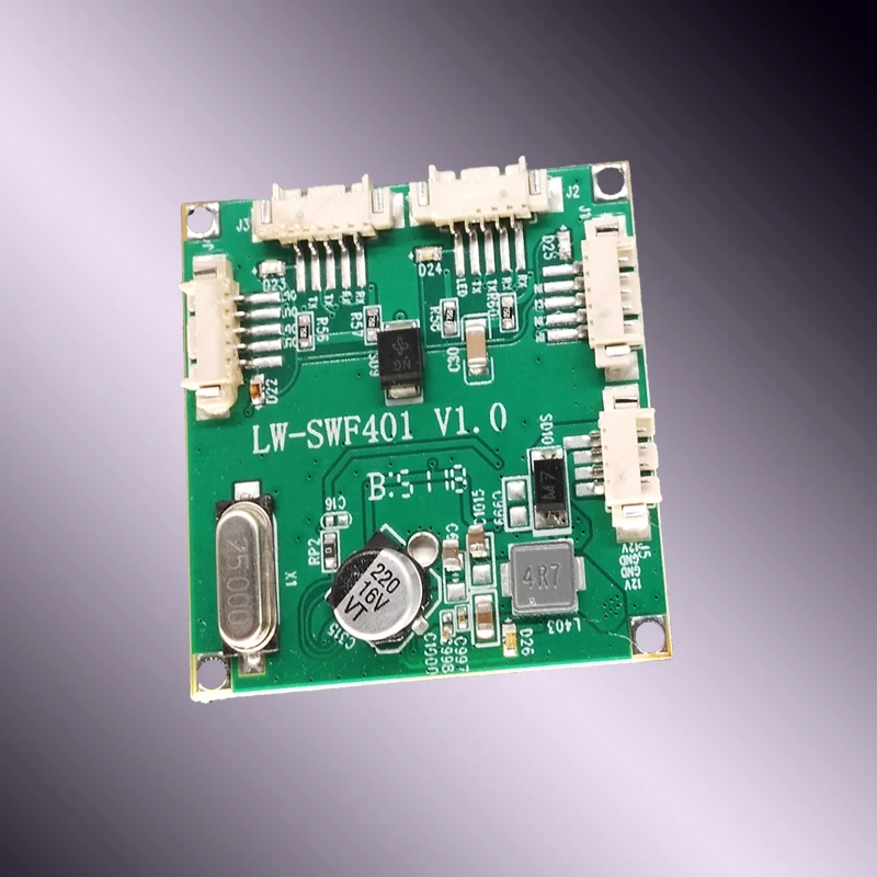 Mini 4-Порты и разъёмы коммутационный модуль сетевой коммутатор модуль широкий Напряжение 5 V-12 V кабель для соединения в сеть Порты и разъёмы доступа