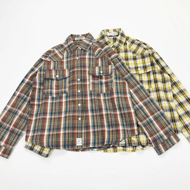 

Korean-style Casual Western Cowboy Style Pattern Shirt Students Women's