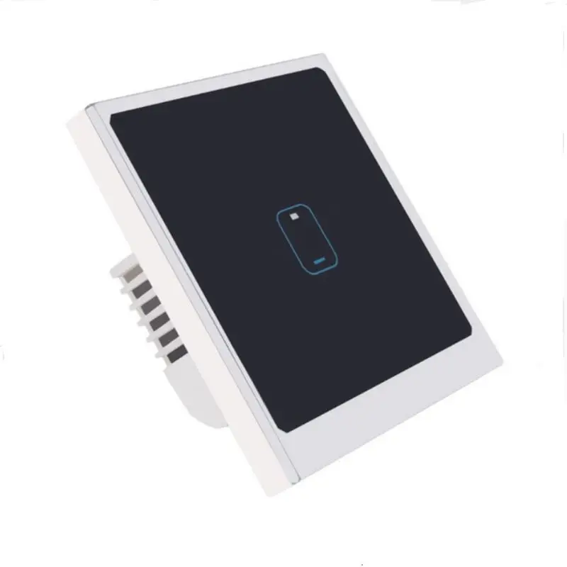 

App Control Wifi Switch Eu Standard 1 Gang 1 Way Light Switch Wall Press Smart Switch Via Android/Ios Control Eu Plug