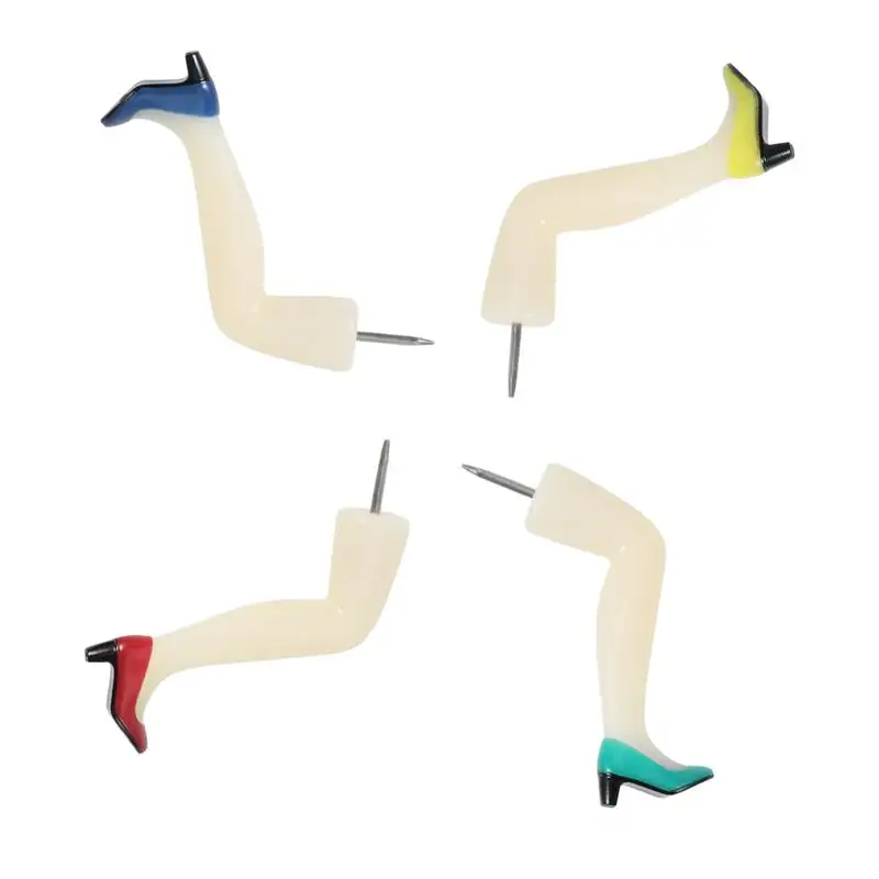 4 шт. креативная длинная штанга с нажимным штифтом практичные декоративные