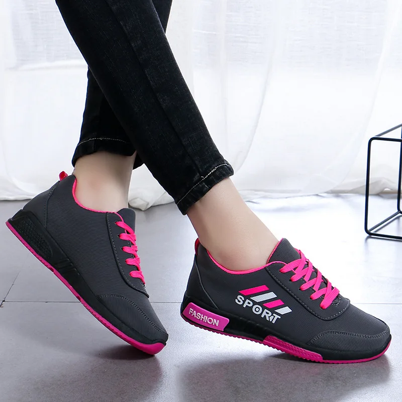 

2018 Athletic Shoes Women's Spring And Autumn New Style Versatile Casual Flat Top Shoes Running Students Korean-style WOMEN'S Sh