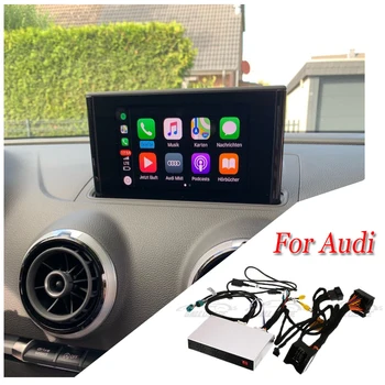 

2 Din Wireless Apple CarPlay Android Auto Retrofit Support Radio For Audi A1 A3 A4 A5 A6 A7 A8 Q3 Q5 Q7 MMI 2G/3G Car play Box
