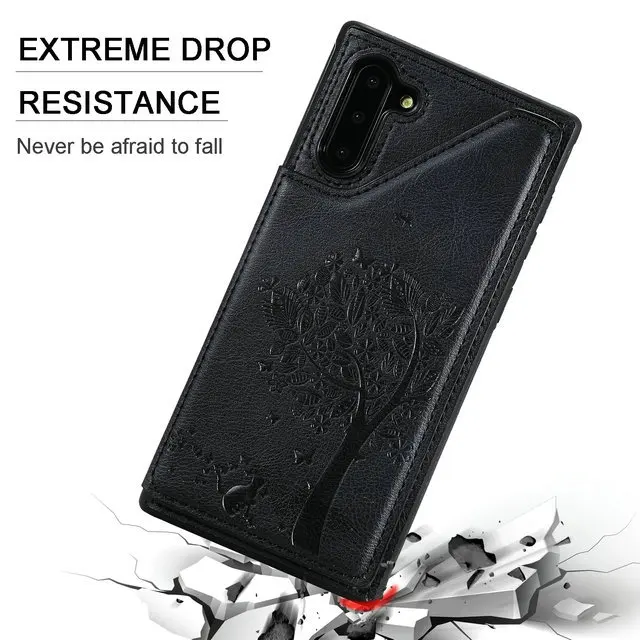 Кошелёк на магните Etui для samsung Galaxy Note 10 Plus чехол Note10+ samsung Note 10 кожаный чехол для Coque samsung Note10 Plus чехол
