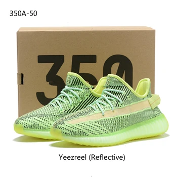 

High Quality350 V2 Static Reflective Shoes Black Grey Clay Cinder Trfrm Tail Light Boots V2 Angel Star Original Sneakers Zapatos
