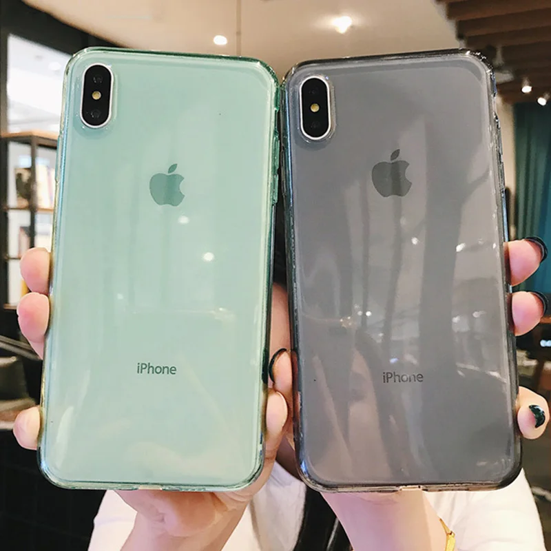 Чехол для телефона TIKITAKA iPhone 7 прозрачный однотонный чехол карамельного цвета 11Pro