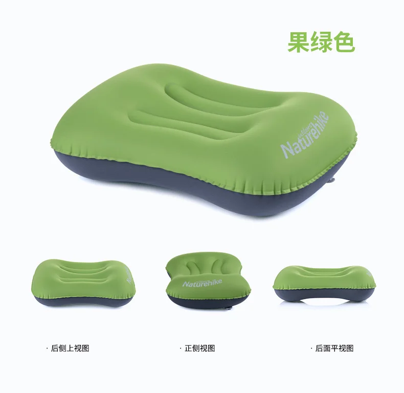 Naturehike Портативный открытый кемпинг надувная подушка на каждый день, 3 цвета Шея Подушка для поясницы подходит как для офисных t