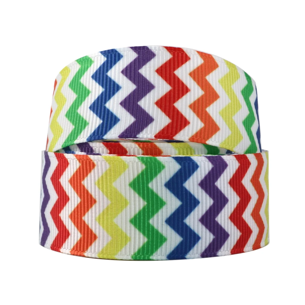 David accessories 7/"(22 мм) с принтом в виде полосок и резинка из полиэстера 10 метров, материалы для ручных поделок, Свадебная подарочная упаковка, 10Yc1419