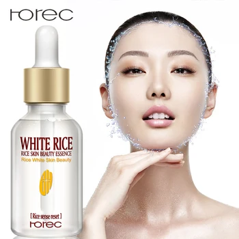 

Collagen White Rice Face Serum Hyaluronic Acid Essence Shrink Pore Moisturizing Oil Control Anti-Wrinkle Lighten Skin Care