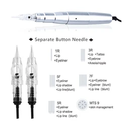 20pcs For Nouveau Permanent makeup tattoo Machine needles use for eyebrow lip tattoo
