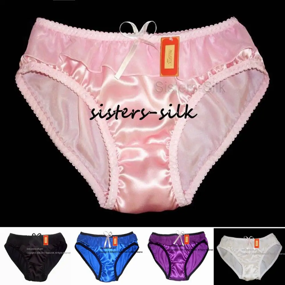 

Womens 16 Momme 100% Mulberry Silk Panties Knickers Briefs Bikinis Undies Underpants Thongs Lingerie All Sizes SU135 Ailisilk