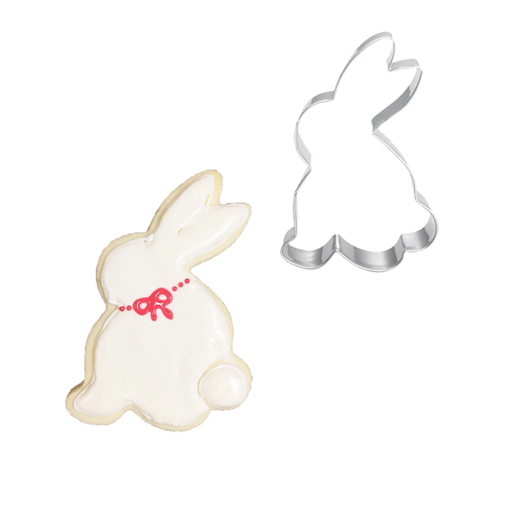 

Sitting Rabbit Cookie Stainless Steel Cutter Cookies Mould Kitchen Baking Tool