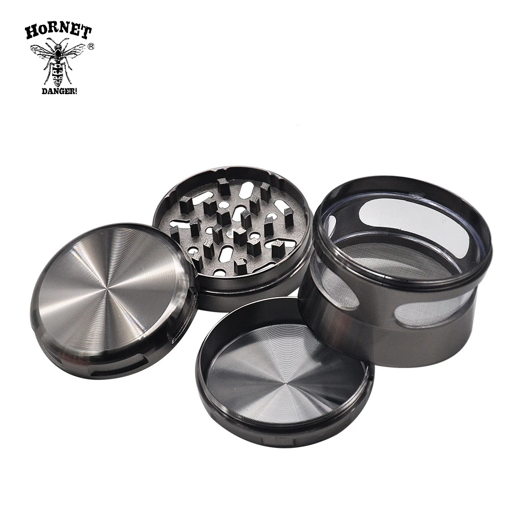 HORNET Tobacco Grinder авиационная алюминиевая травяная шлифовальная машина с чехлом для