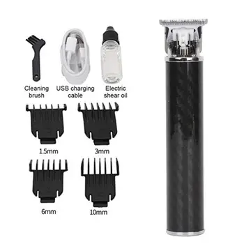 

Professional Electric Hair Clippers Men T-Blade Carving Carbon Steel Trimmer Barber Grooming Kit Haircut Machine