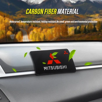 

Car Logo Anti Slip Mat Phone Holder Non-Slip Mat non slip Pad For Mitsubishi Ralliart Outlander Mirage Lancer Evolution 10 9