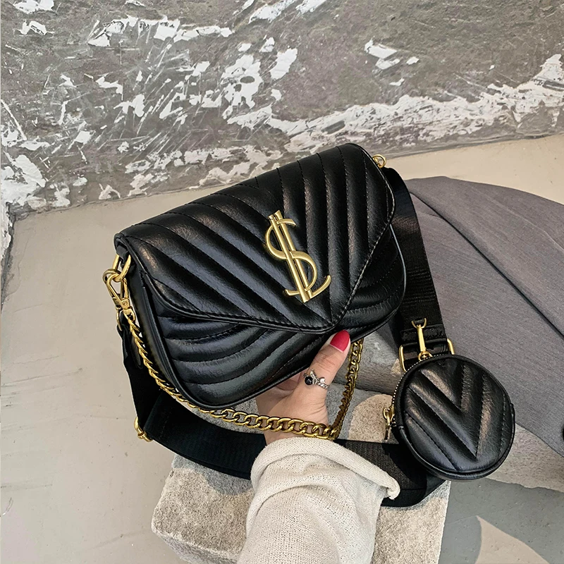 

New Ins Hong Kong-Style Mini Bag Women's Bag 2020 Popular New Fashion High-End Sense All-match Shoulder/Crossbody Bag