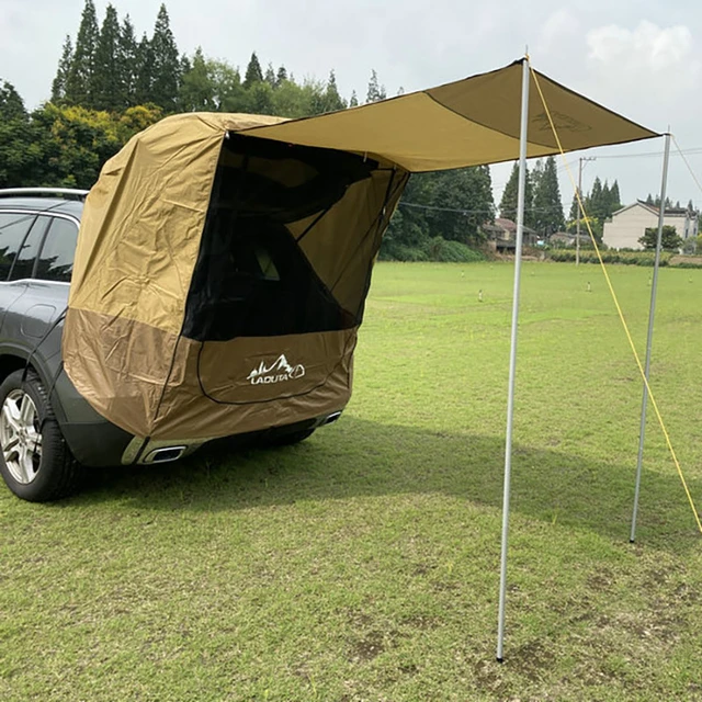 Tragbarer Autounterstand Schatten Camping Seite Auto Dach Zelt Anti-UV- Sonnenschutz Wasserdichte Markise Sonnenschirm Regendach für Suv Jeep