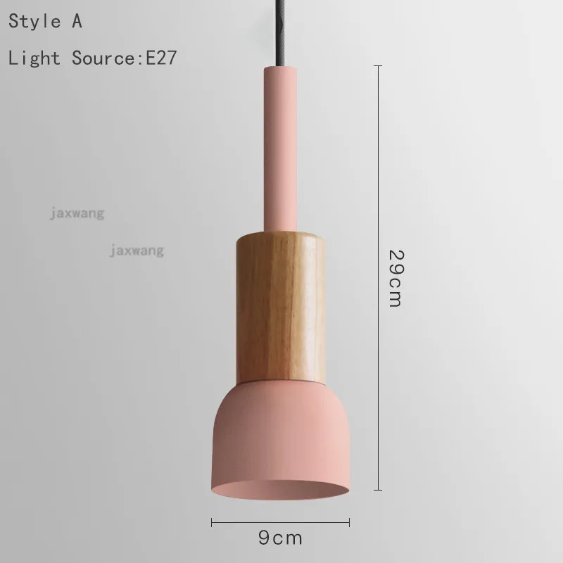 Светодиодный постмодернистские подвесные светильники JW простые подвесные лампы Nordic бар люстра, светильник Теплый Спальня Кухня аксессуары - Цвет корпуса: Style A