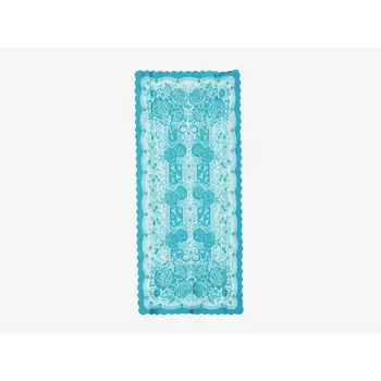 

Knitting Board Patterned Console Cover Sultan Petrol