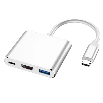 

3 in 1 HD USB -C Hub usb hub ноутбук планшет флешка Планшеты أجهزة الكمبيوتر المحمولة لابتوب