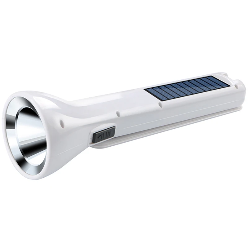 FUNN-Portable 2In1 Multifunctional Charging Foldable Desk Lamp Flashlight Camping Solar Charging/Power Line Charging Led Torch L