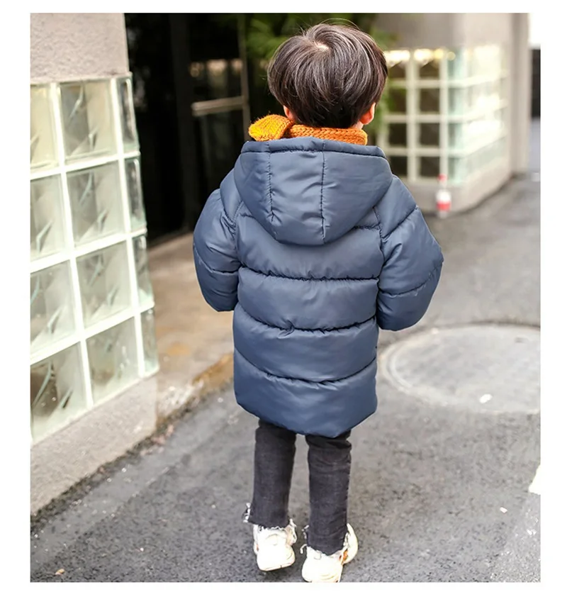 CROAL CHERIE Girls  Jacket For Kids Girls Outerwear Long Style Winter Parkas Warm Coat For Boys Children Baby Clothing (8)