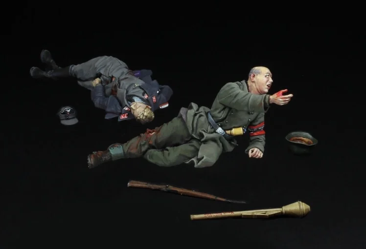1/35 фигурка модели из смолы GK, военная тема (шесть человек), несобранный и Неокрашенный комплект ► Фото 3/6