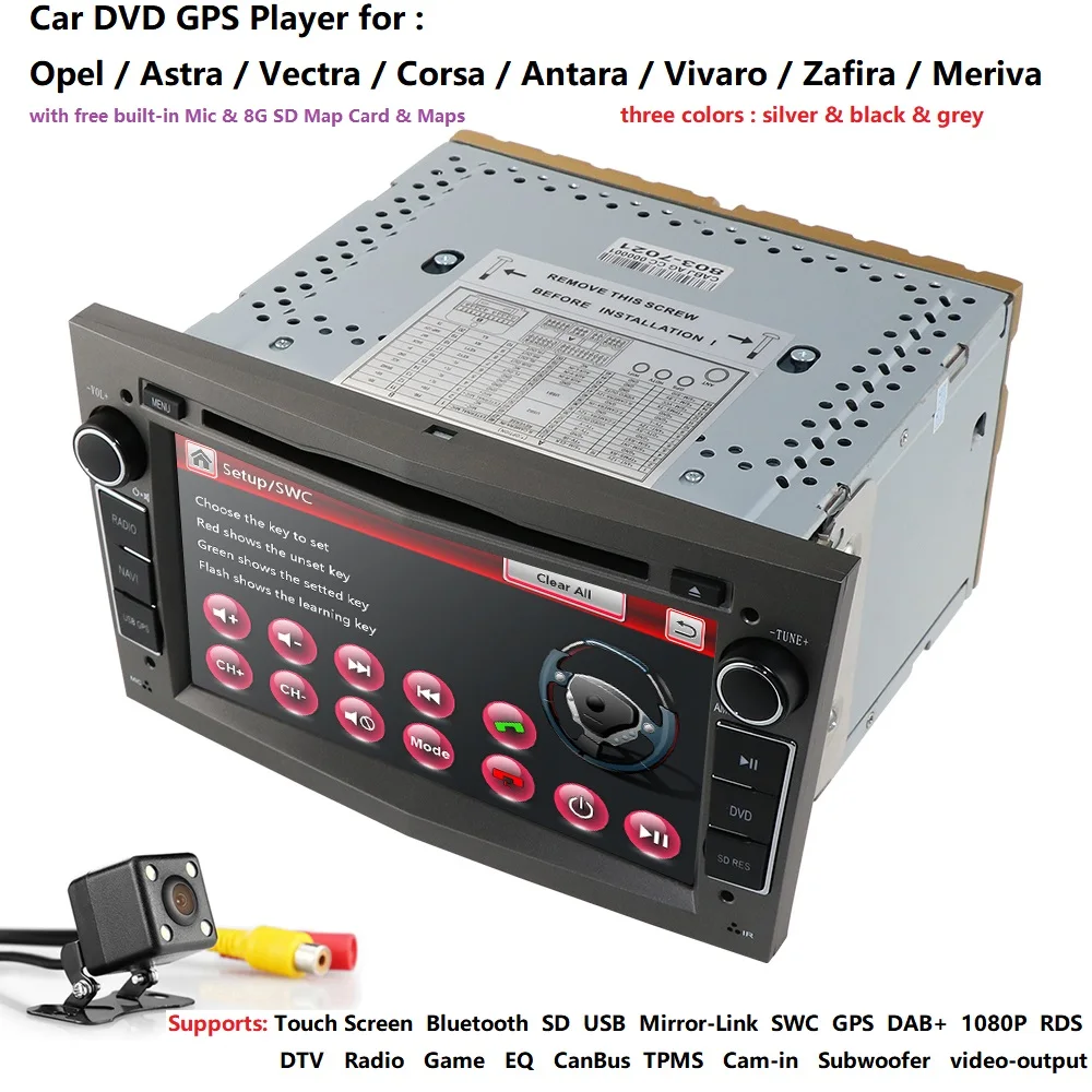 

7" 2din Car DVD Player For OPEL VAUXHALL HOLDEN/Antara/Astra H/Combo/Corsa C/Corsa D/Meriva/Signum/Tigra TwinTop/Vectra C/Vivaro
