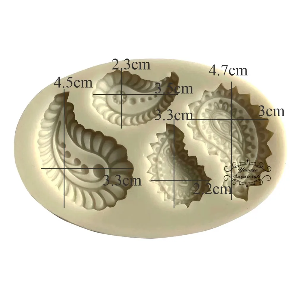 Перо силиконовая форма помадка форма для украшения торта инструменты форма для шоколадной мастики