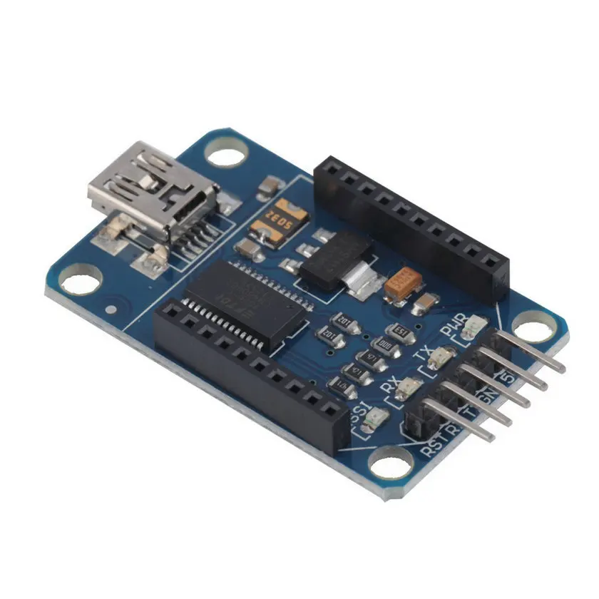 

Mini Bluetooth Bee FT232RL USB to Serial Adapter Module USB to 232 Xbee Adapter For Arduino Pro Mini Downloader Blue Wholesale