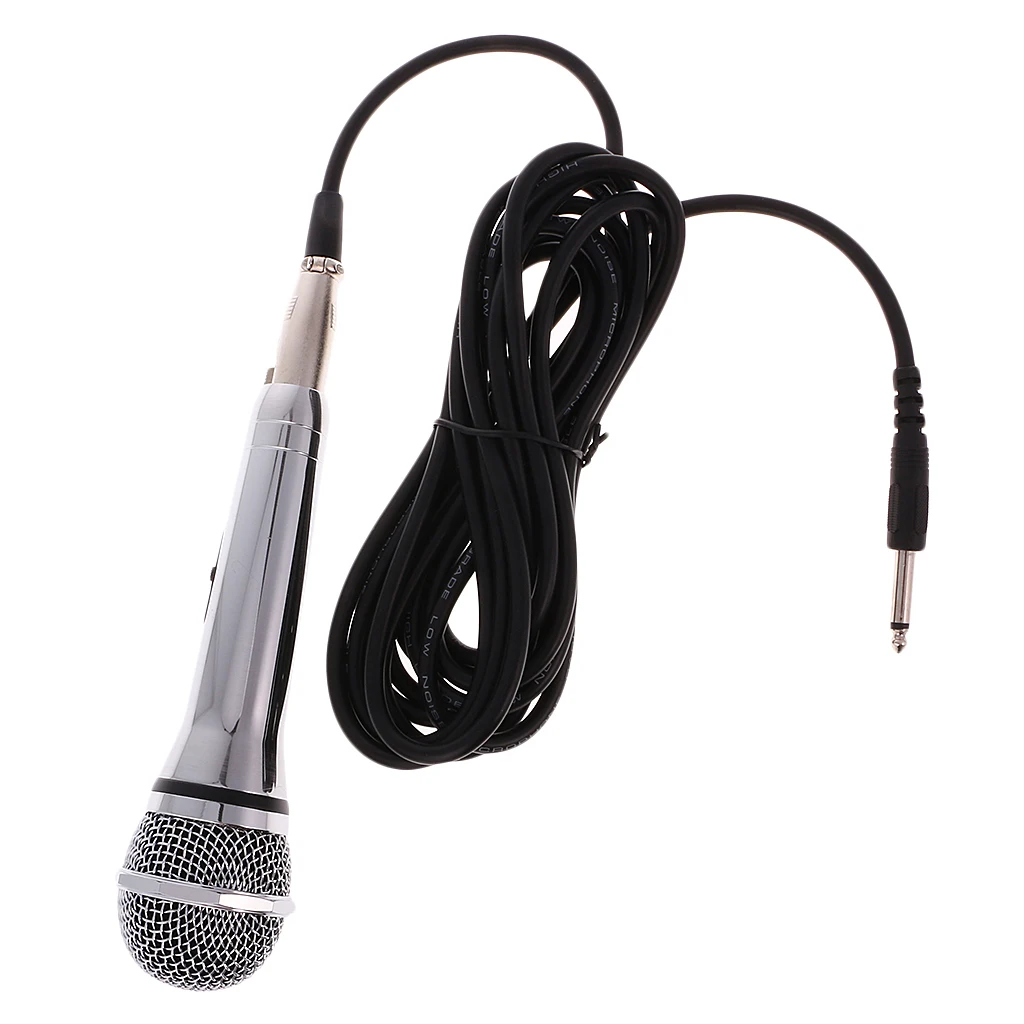 Professional Moving Coil Handheld Dynamic Microphone with XLR Cable  New