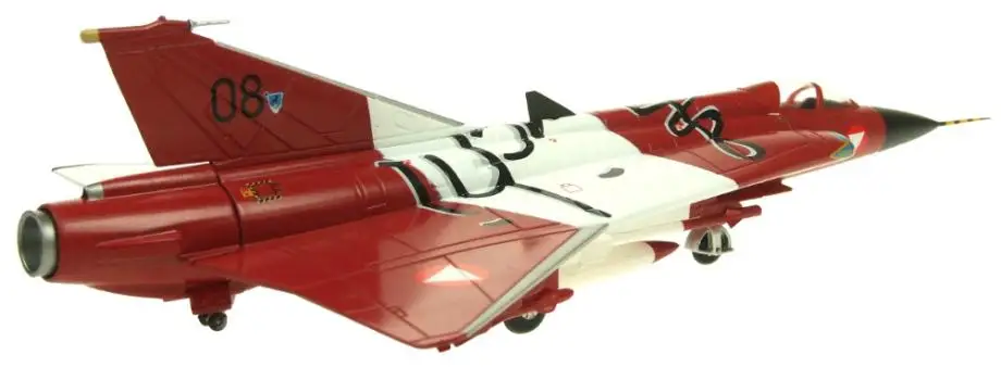 Авиация 72 Saab Draken j35yo 2-й авиационный полк австрийский 1/72 литой самолет модель самолета