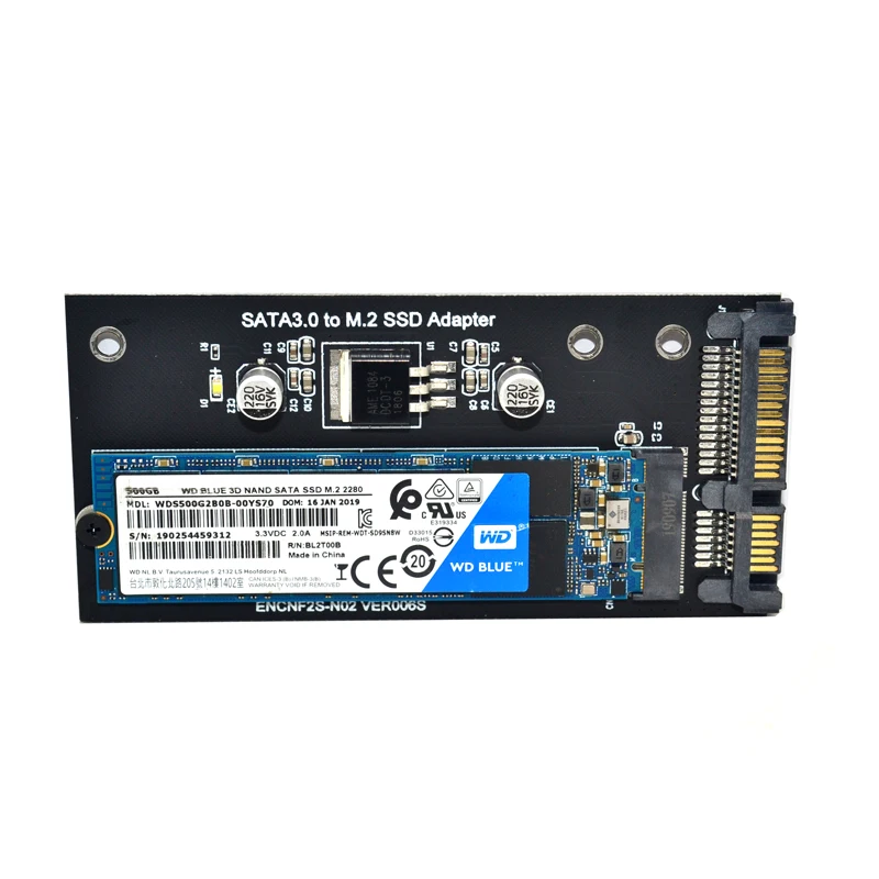 H1111Z Add On Card NGFF M.2 Adapter M2 SATA3 Raiser M.2 to SATA Adapter SSD M2 to SATA Expansion Card B Key Suppor 30/42/60/80mm