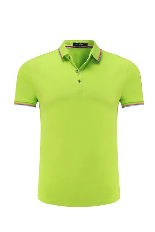 Рубашка-поло унисекс под заказ логотип школьная форма, рубашка поло вышивка логотип цифровая печать одежда горячая штамповка Топ команда одежда - Цвет: Зеленый