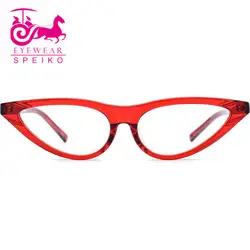 2019 модные женские очки с кошачьим глазом 19115 для famale, очки для чтения близорукости, сверхлегкие очки в оправе, очки speiko