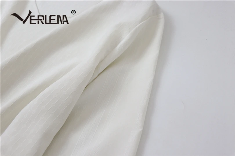 Verlena, платье трапециевидной формы с v-образным вырезом,, плотное шелковое летнее платье для женщин, рукав до локтя, пояс на талии, удобные повседневные платья средней длины с принтом