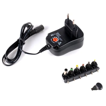 

AC to DC Adjustable Multi Voltage Power Supply Adapter 3V 4.5V 5V 6V 7.5V 9V 12V