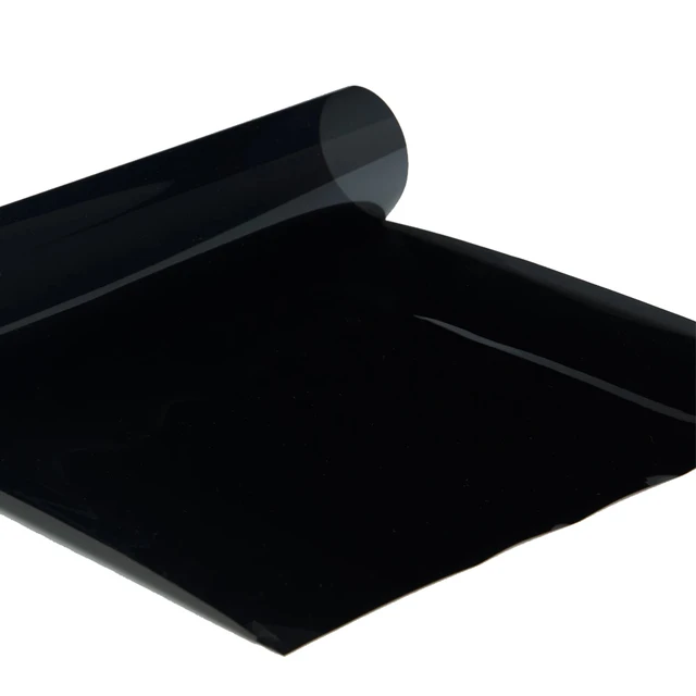 SUNICE Car Window Tint 10%vlt Overing Solar Film 10%vlt Black Nano