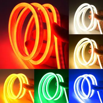 

Colorful EL Light LED Creative Soft Tube Wire Neon Glow Car Rope Strip Light Party Bar Christmas Halloween New year Decoration