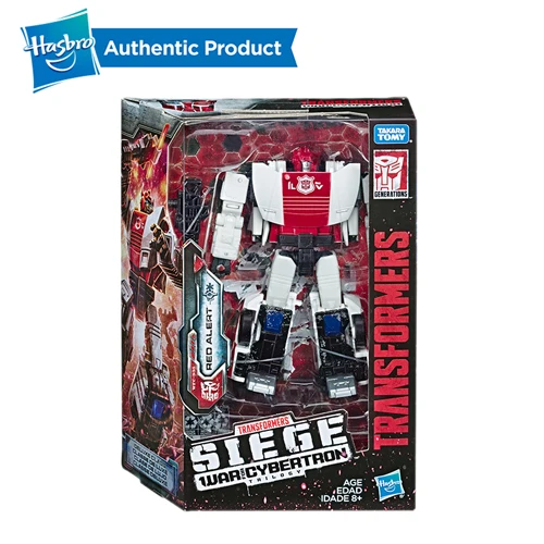 RED ALERT Hasbro Трансформеры игрушки поколения войны для Cybertron осада Делюкс Спрингер S36 WFC-S37 брунт Weaponizer гончий и красный сигнал тревоги - Цвет: RED ALERT