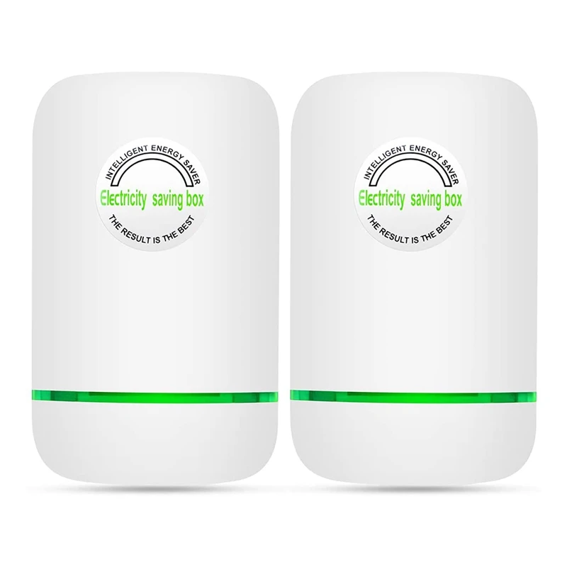 2PCS Power Save Energy Saver Electricity Saving Box Household Office Market Device Electric Smart US Plug | Электроника