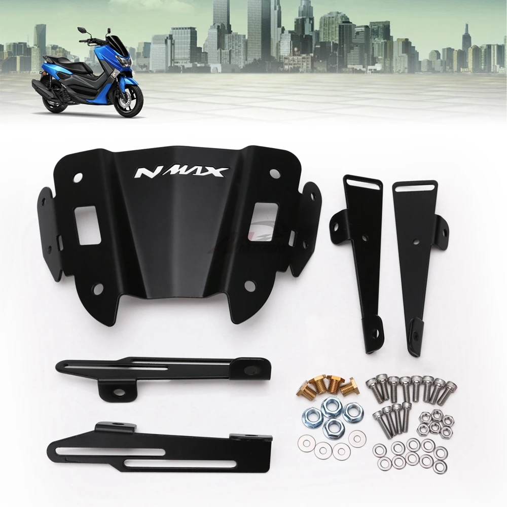 CNC мотоцикл NMAX заднего вида кронштейн для Yamaha NMAX155 125 150 заднего вида зеркала адаптер фиксированный стент держатель