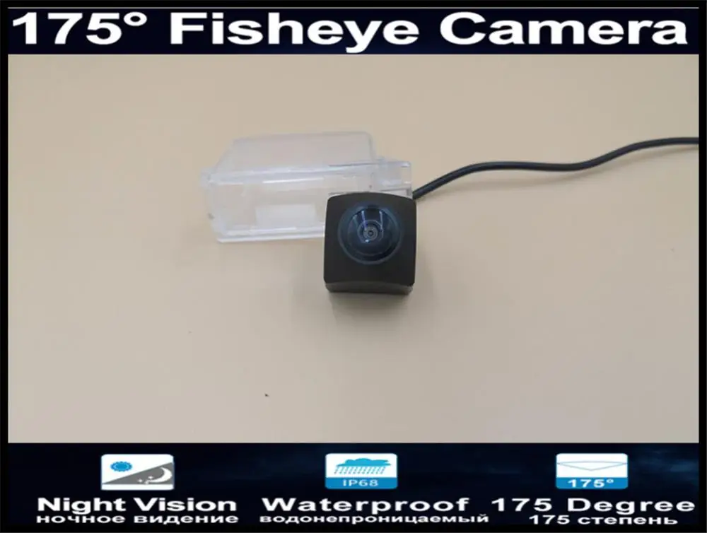 175 градусов 1080P Fisheye Объектив Автомобильная камера заднего вида для парковки обратный Камера для Ford Kuga ESCAPE 2013 автомобиля Камера