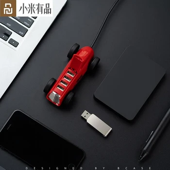 

Youpin Bcase Hub Splitter Expander Adapter Portable Vintage Car Design USB 2.0 USB for Phone U Disk Wireless Mouse USB Charging