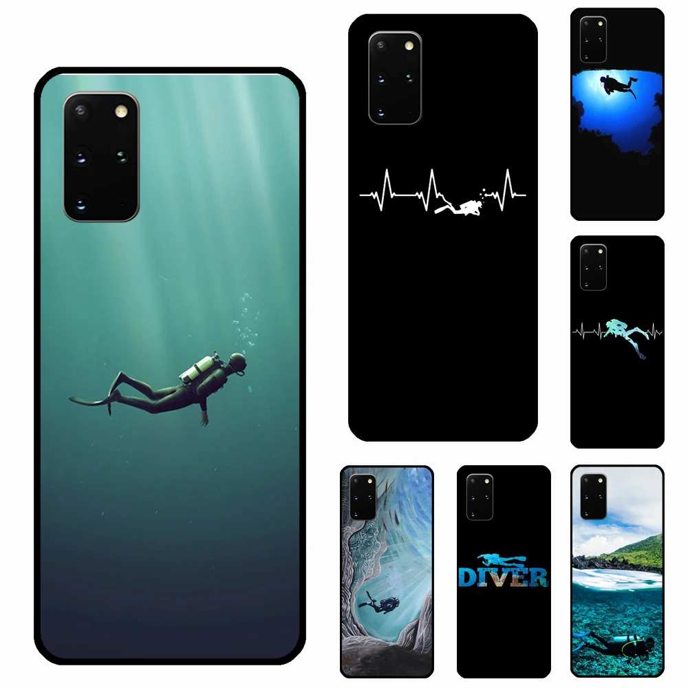 Scuba Diver Diving Cool Case For Samsung Galaxy S21 Ultra S22 S20 FE