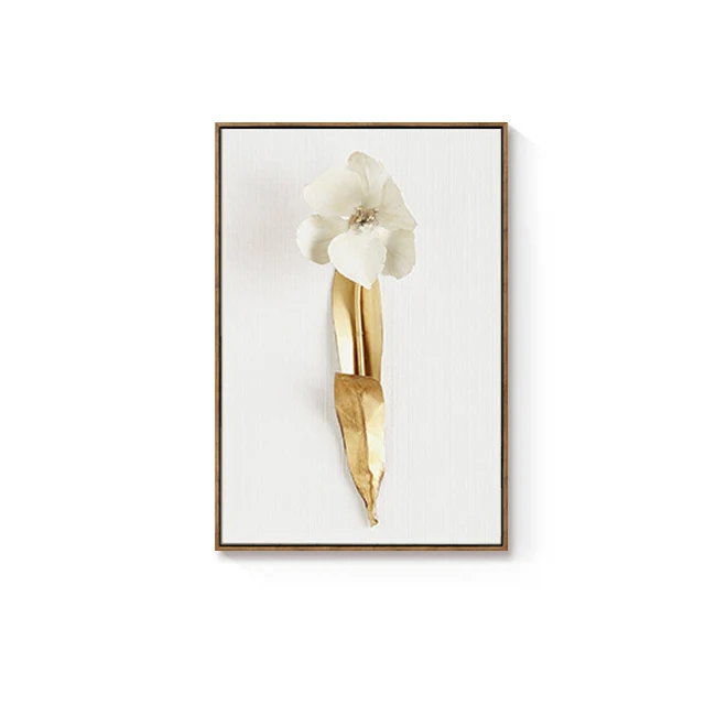 Golden-plant-leaves-and-flowers-Wall-art-canvas-painting-Wall-Pictures-for-Living-Room-Nordic-Decoration (1)