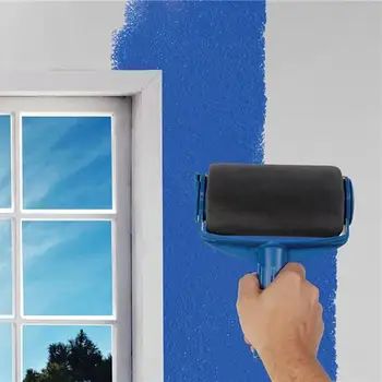 

1/5/8 Pcs Household Use Wall Decorative Roller Paint Brush Telescopic Rod DIY Easy To Operate Painting Brush Tools Set